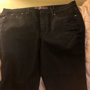 Gloria Vanderbilt Trim Lift Dark Denim Jeans  16